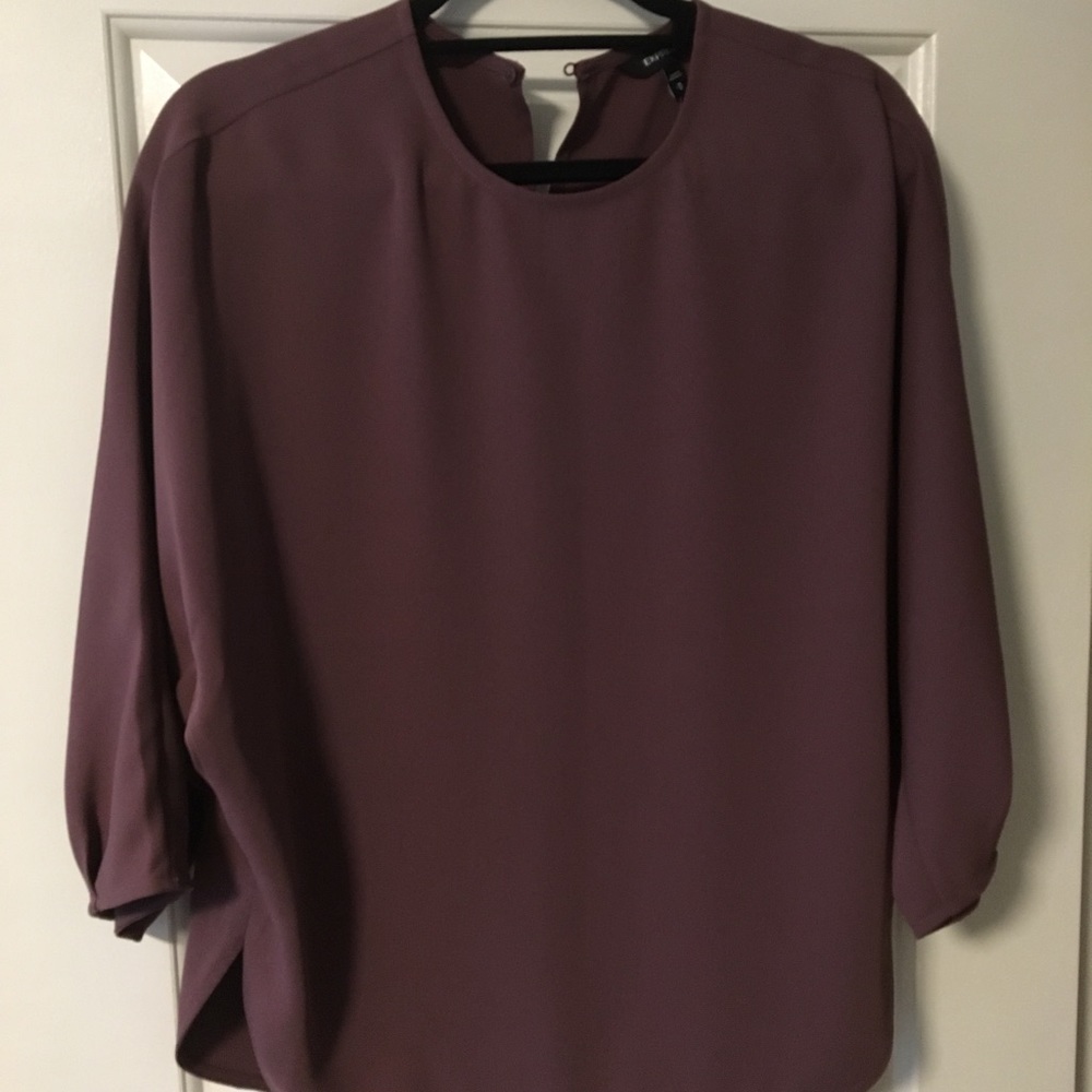 Plum blouse